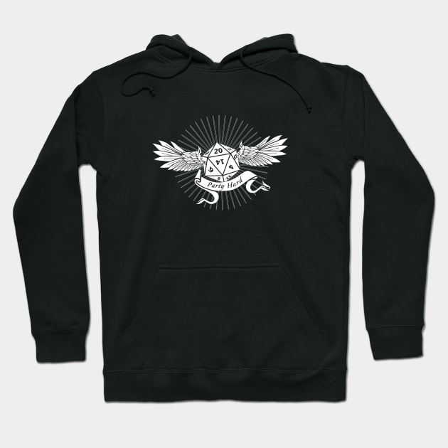 Party Hard D20 Hoodie by GetSLACK